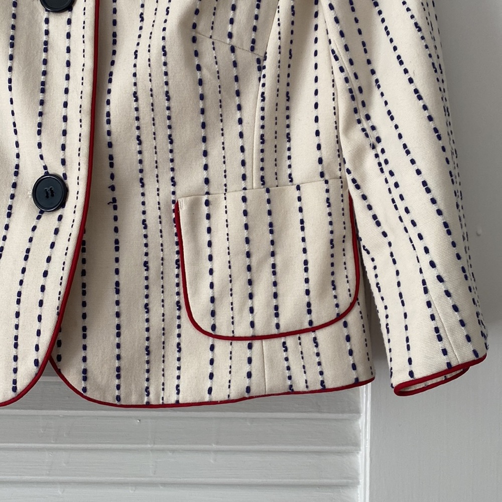 Talbots Collared Three Quarter Length Sleeve Jack… - image 5